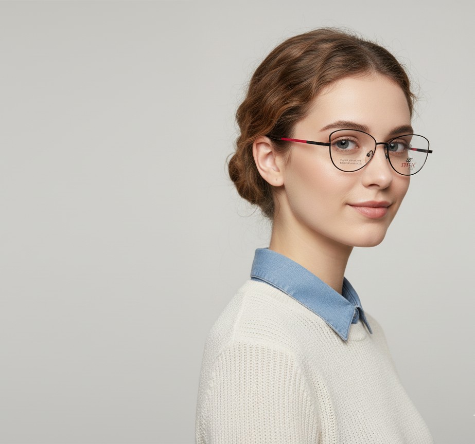 Titex Robert, Butterfly frame metal, Cateye - Image 2